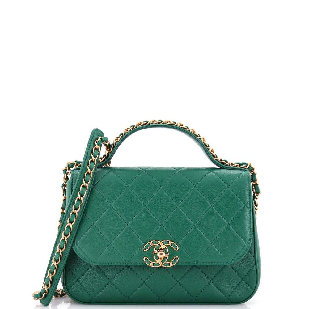 Chanel Chain Infinity Top Handle Bag #270683C44B